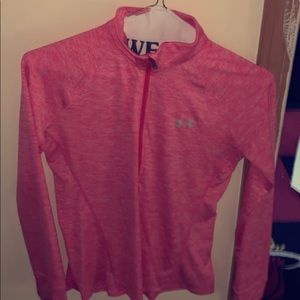 Light underarmour half-zip sweatshirt
